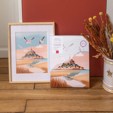 Kit de peinture au numéro - Mont Saint-Michel