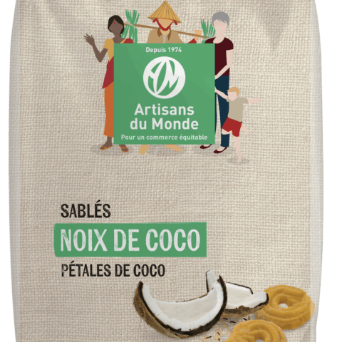 Sablé noix de coco bio - 125g - 12081