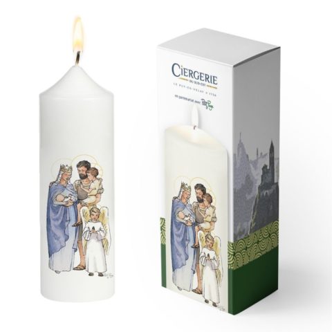 Cierge blanche : Famille de la miséricorde - OMF