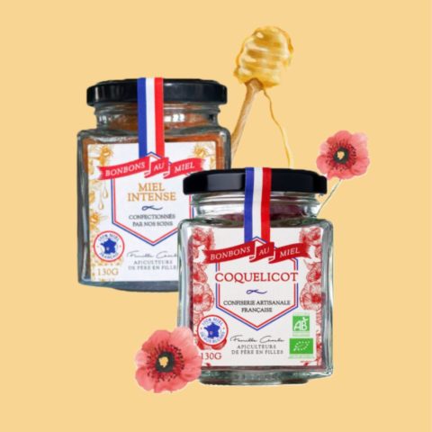 Duo de bonbons au miel
