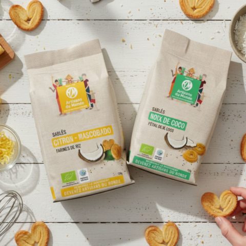 Lot de sablés noix de coco & citron