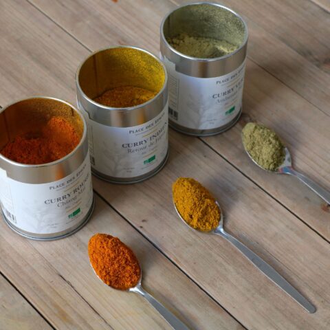 Coffret 3 épices curry