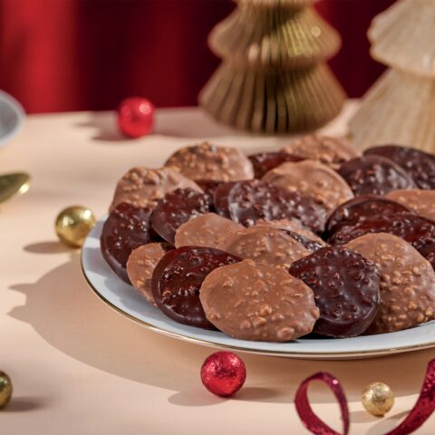 Coffret de tuiles au chocolat