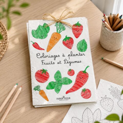 Cahier de coloriage à planter