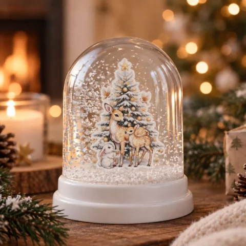Boule à neige personnalisée